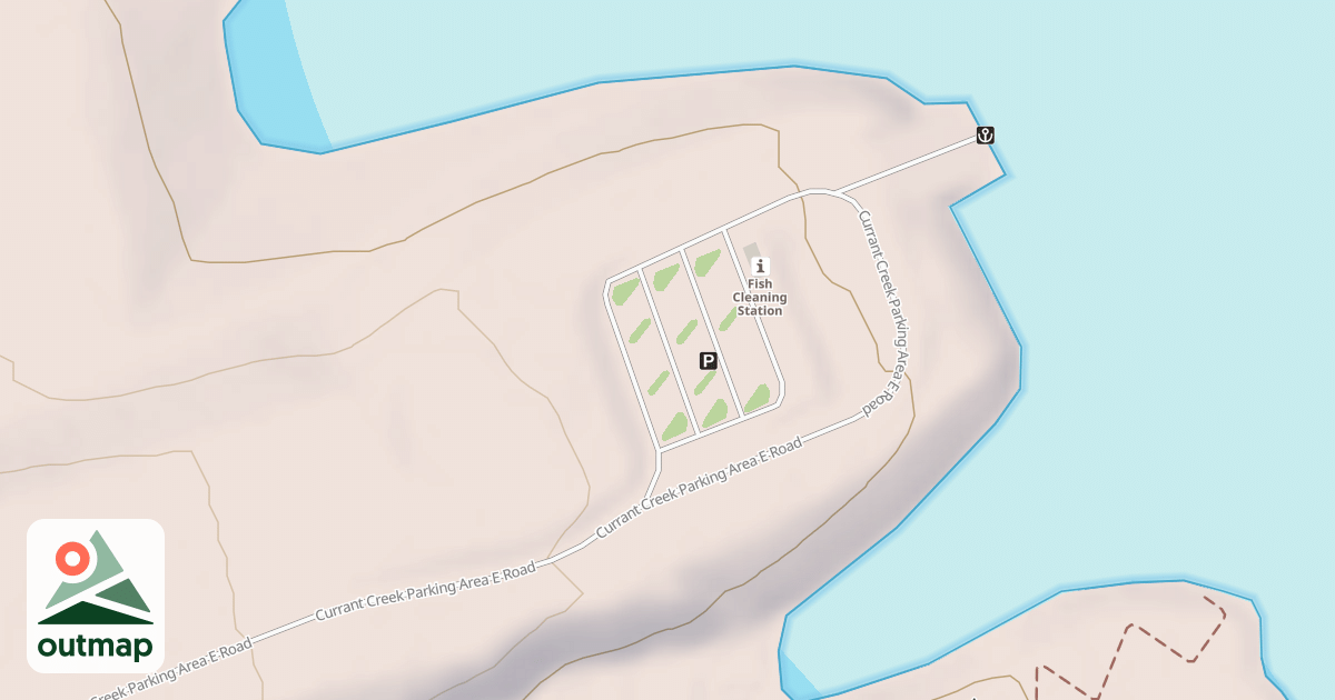 Map of CURRANT CRK PARKING AREA F