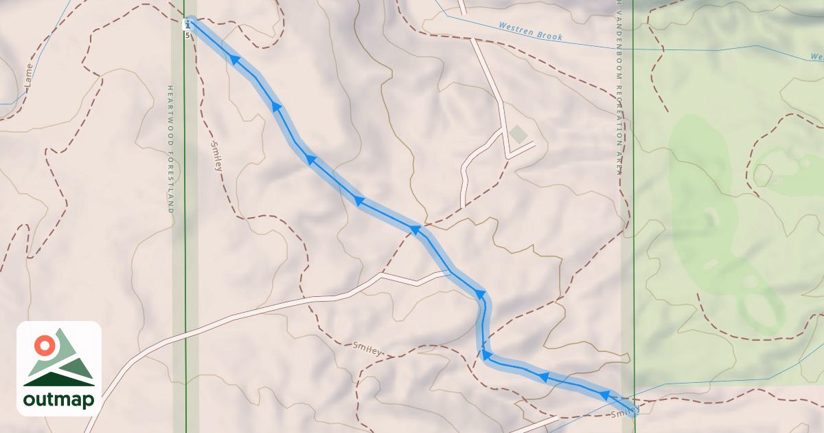 Map of Smiley Climb
