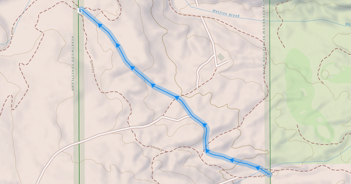 Map preview of Smiley Climb