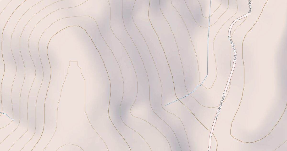 Map preview of SHELLY CREEK RIDGE