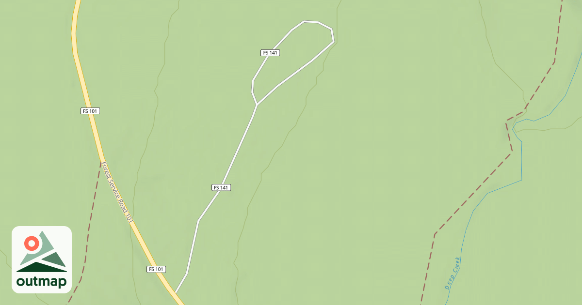 Map of DEEP CREEK CG