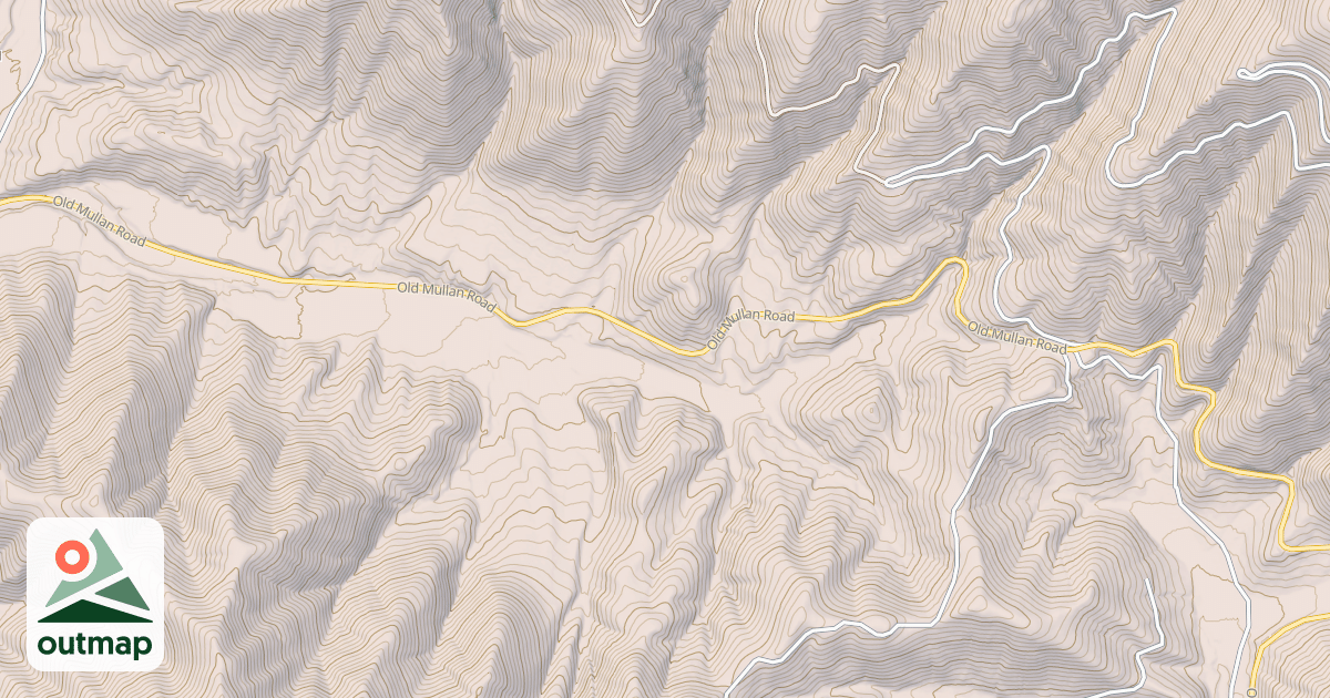 Map of CAMELS HUMP PASS