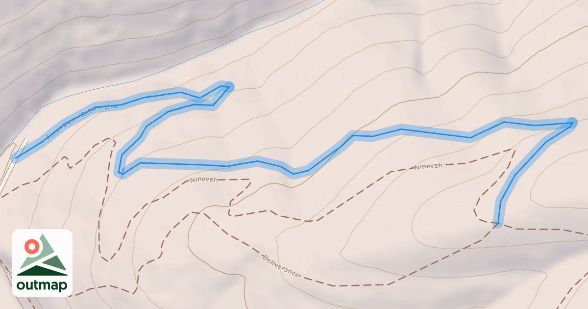 Map of Ascension - Return Line