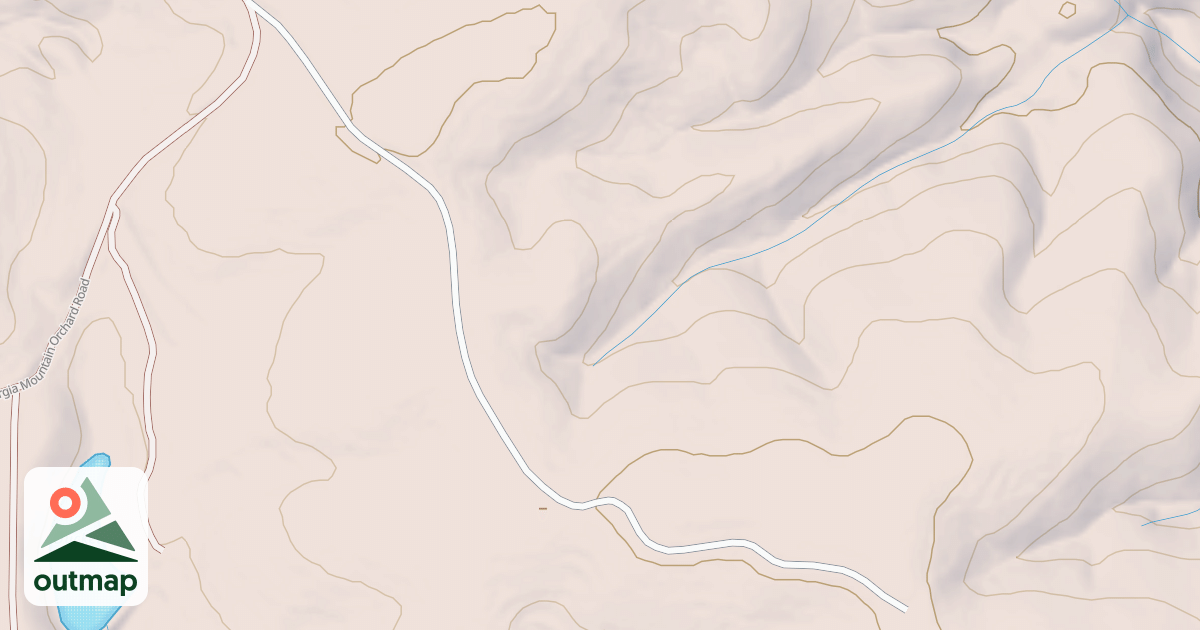 Map of GA MTN ORCHARD BR