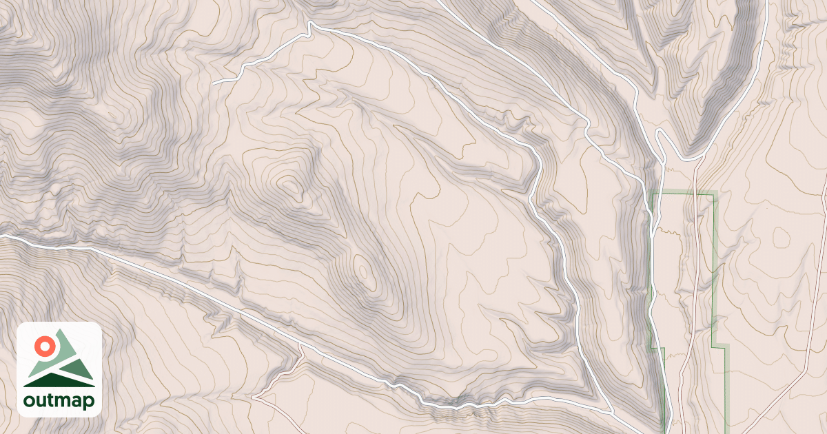 Map of SLATE BASIN