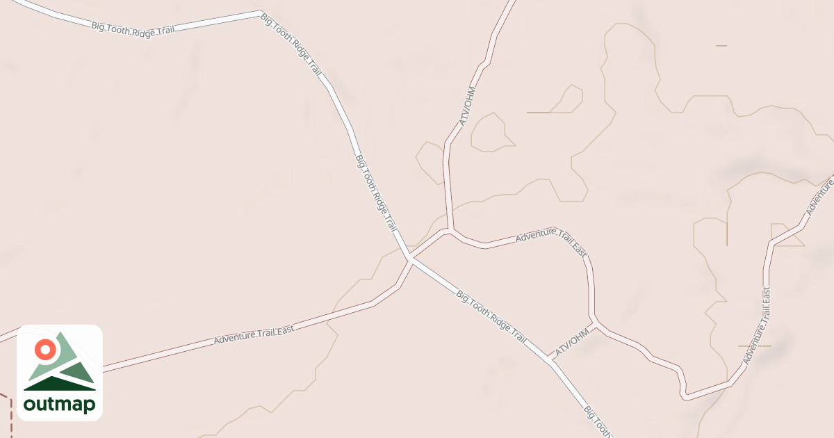 Map of Straight Arrows Trail
