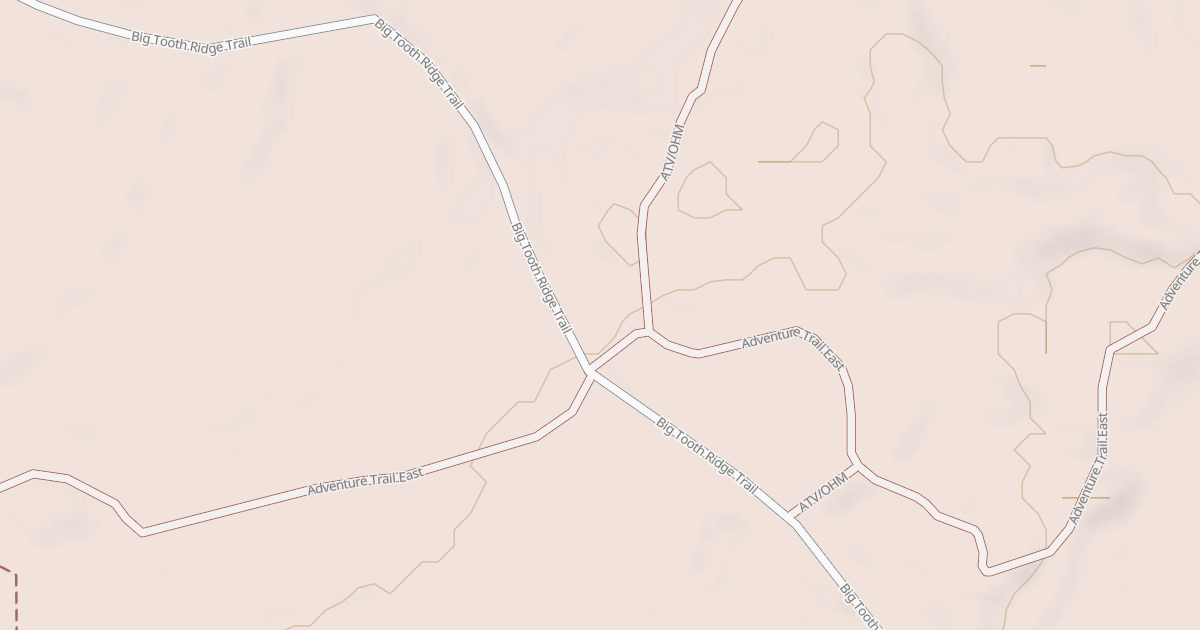 Map preview of Straight Arrows Trail