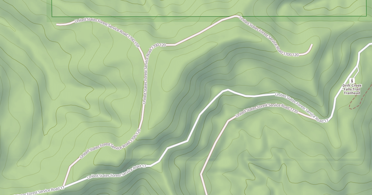 Map preview of USFS Motor Vehicle Use Map Roads {7D6FA91B-45B9-43E4-83BE-A60ED0F2EA59}