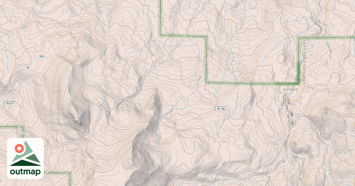 Map of BARRET CREEK