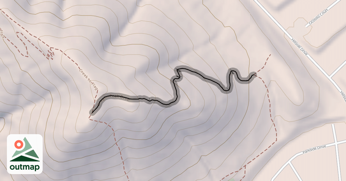 Map of Dragon Peak Drop