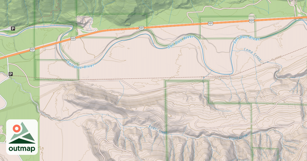 Map of USFS Motor Vehicle Use Map Roads {A3F4EE61-858E-469B-8164-833102BAFFE6}
