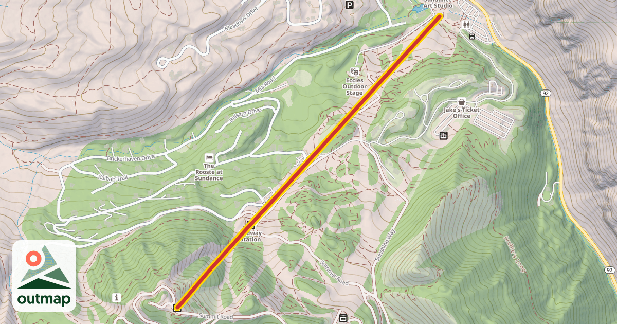 Map of Outlaw Express