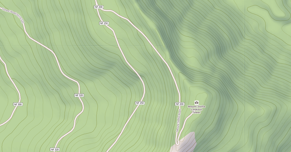 Map preview of MT STELLA LOOKOUT