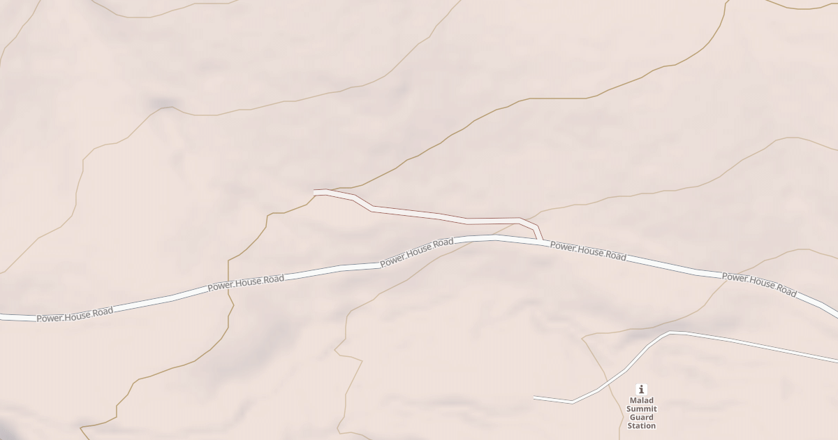 Map preview of NORTH CANYON TRAILHEAD