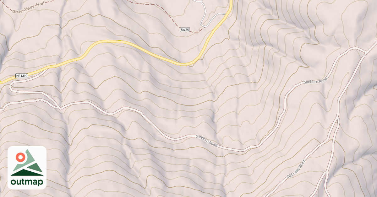 Map of SANBORN
