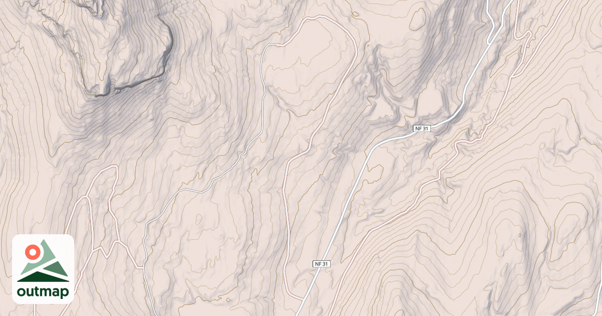 Map of E. FIR MTN