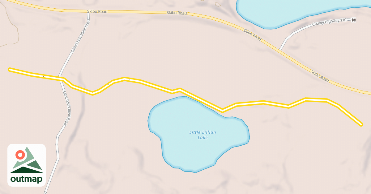 Map of Bird Lake Trail