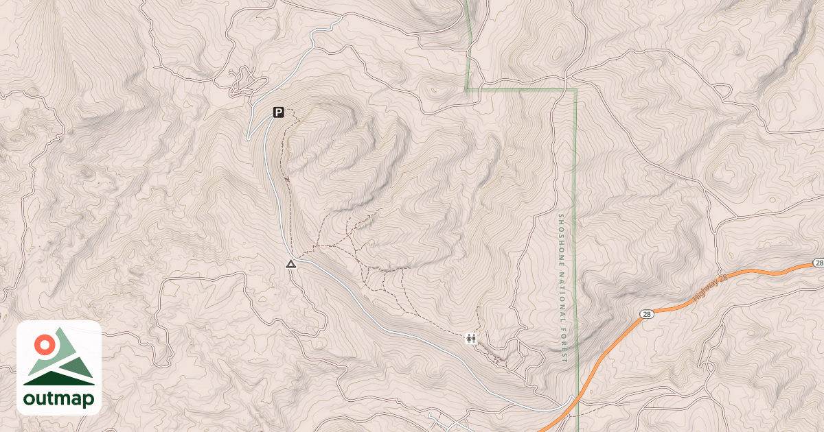 Map of ED YOUNG BASIN