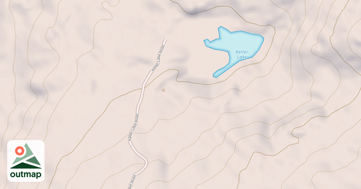 Map of KELLER LAKE