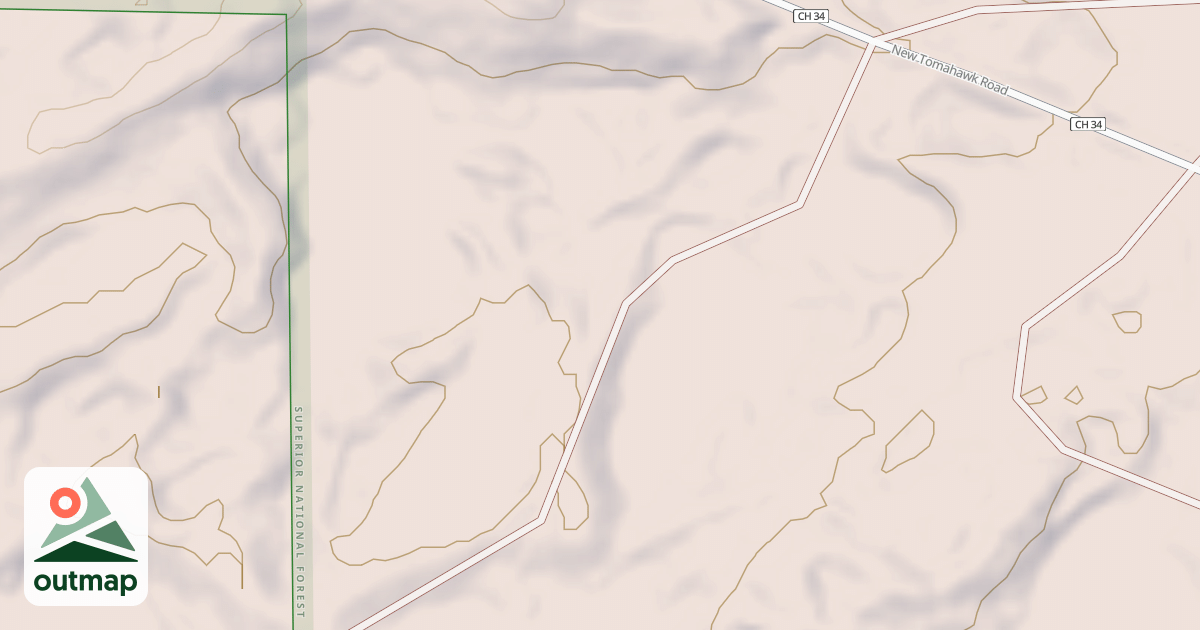 Map of DENLEY LAKE SPUR K