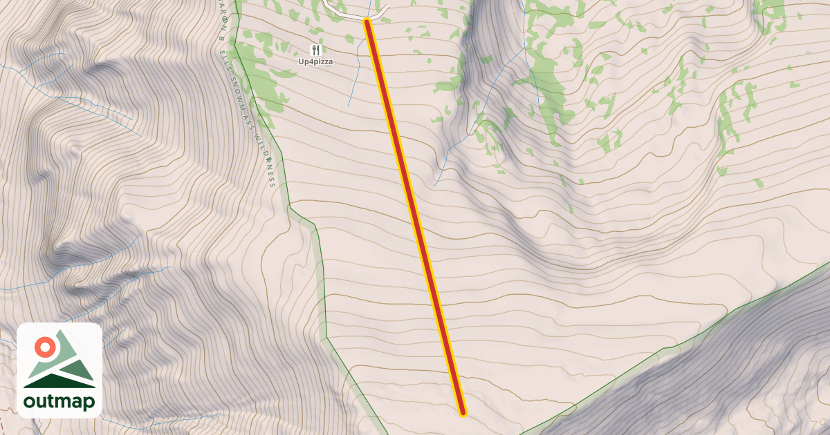 Map of Cirque T-Bar
