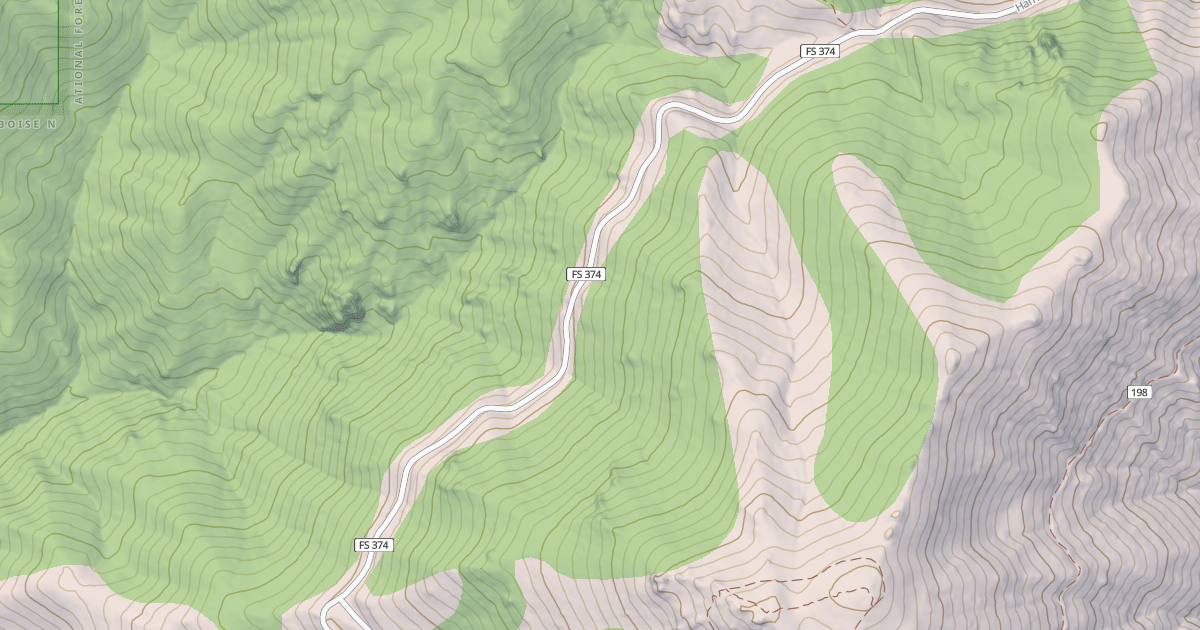 Map preview of HARRIS CREEK SUMMIT