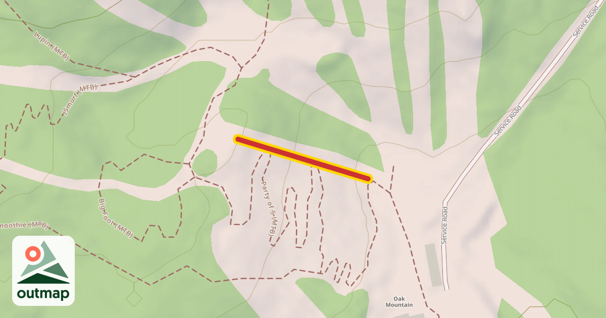 Map of Bunny T-Bar