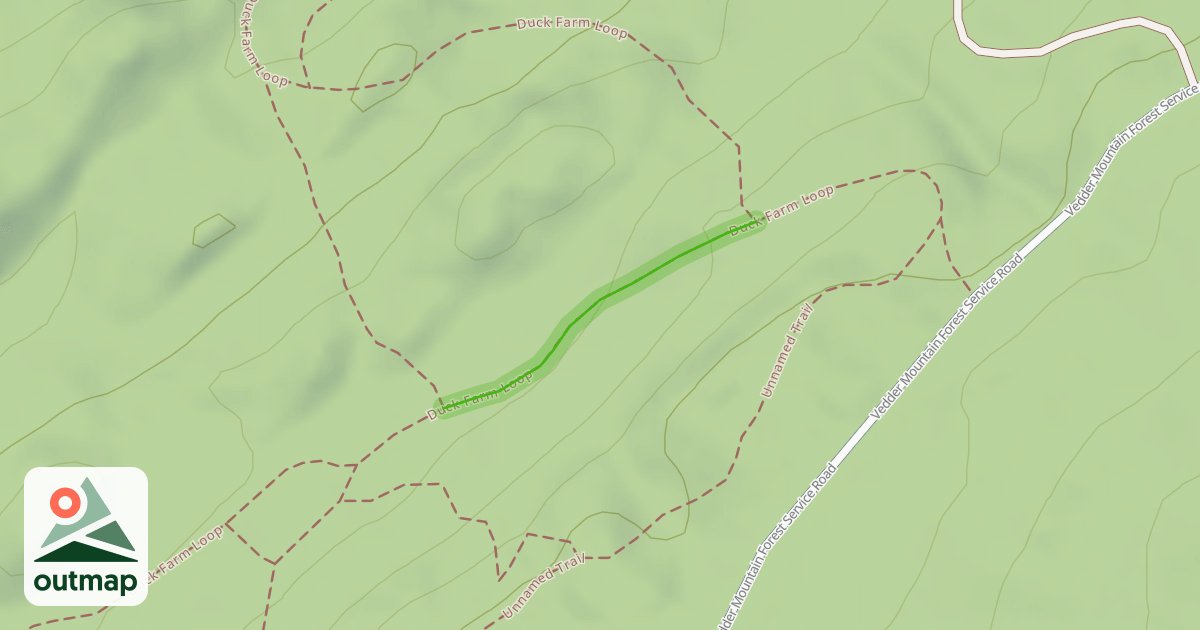 Map of Duck Farm Loop
