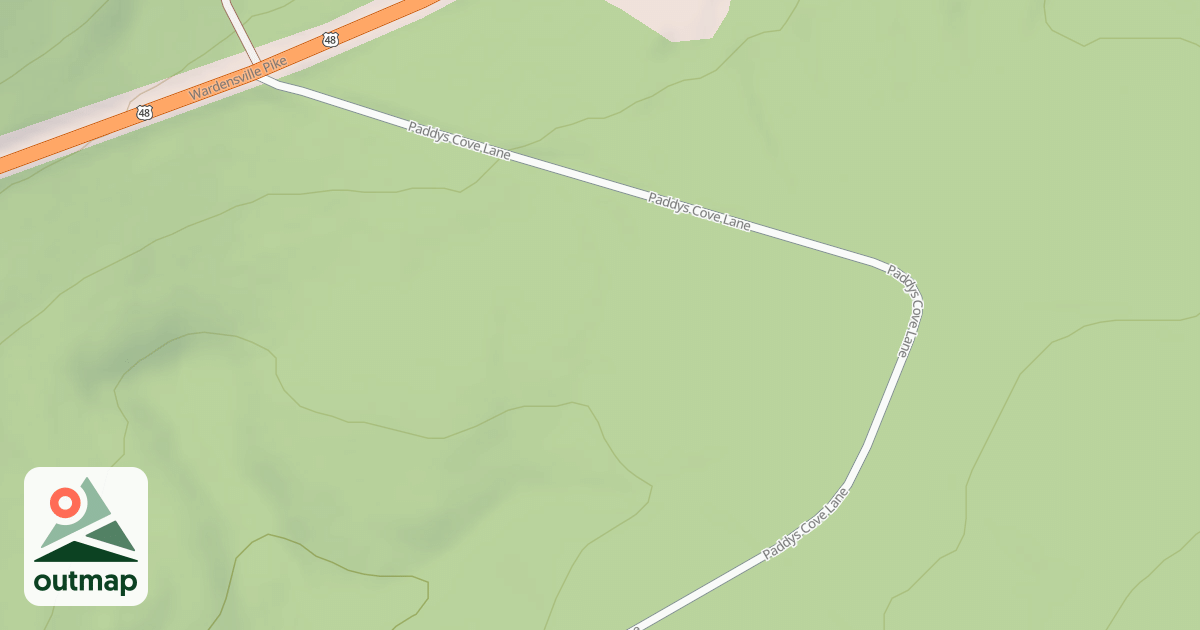 Map of VANCES COVE