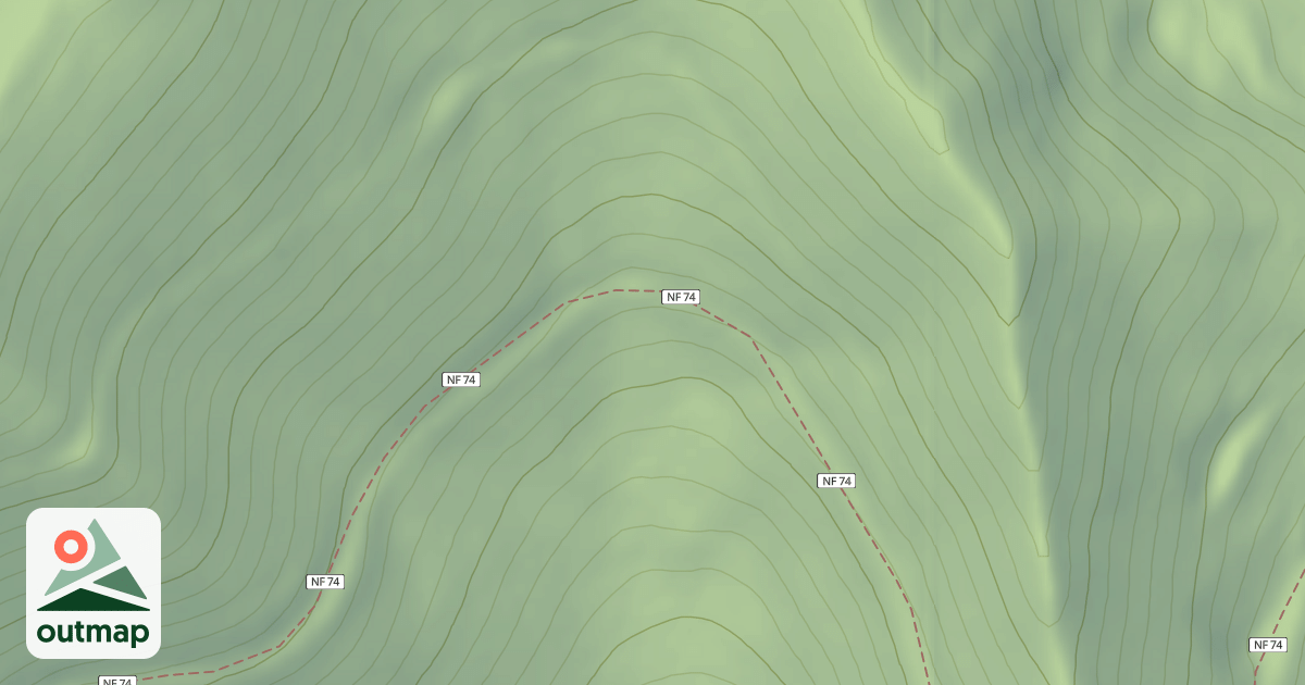 Map of FROG MTN TRAIL ACCESS