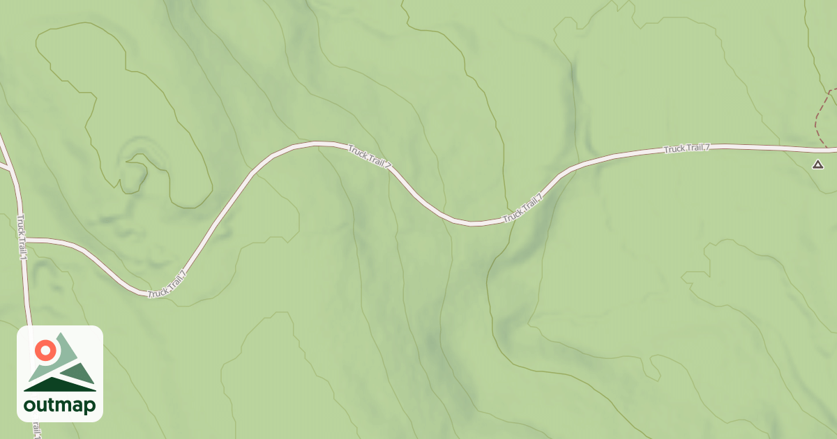 Map of Truck Trail 7