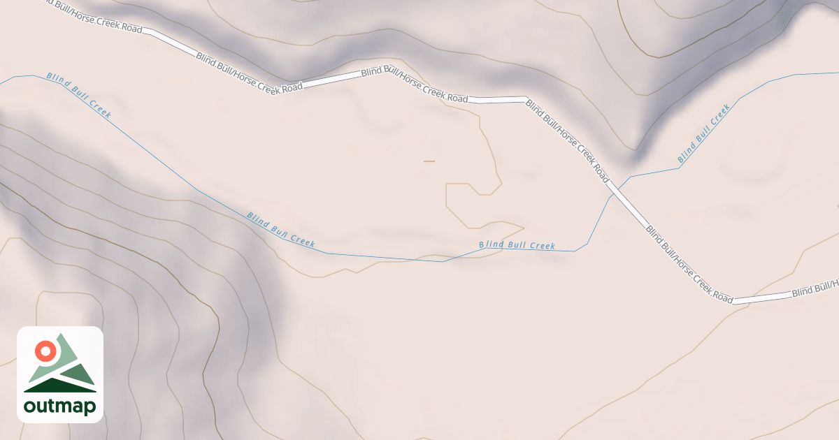 Map of BLIND BULL SPUR B