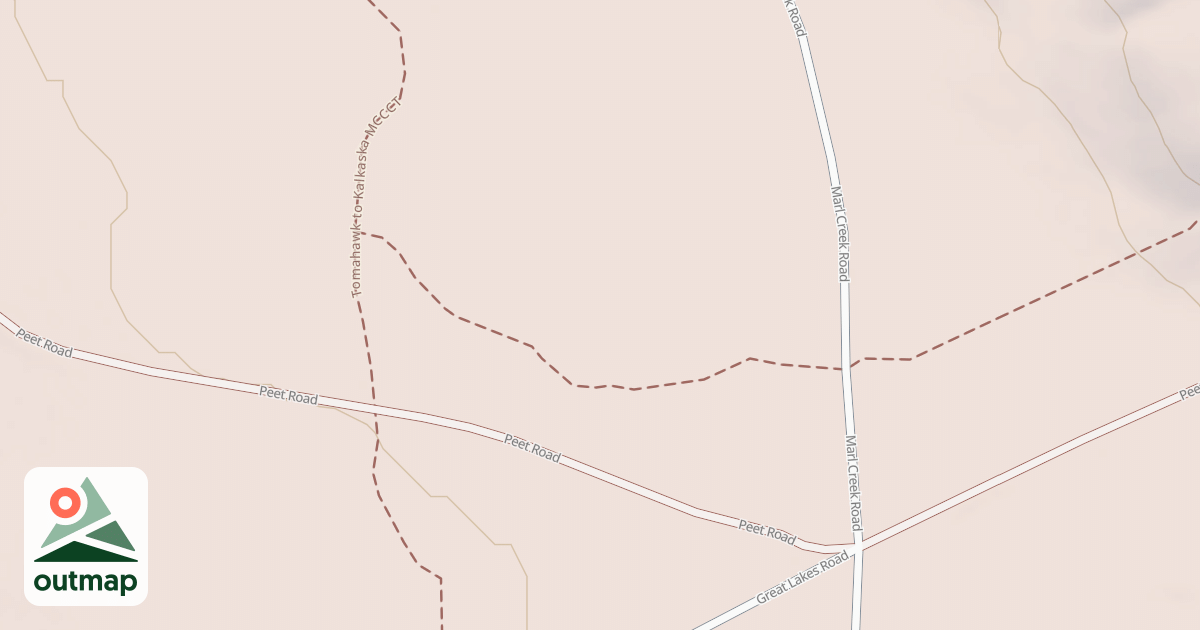 Map of Tomahawk Motorcycle Trail C Loop