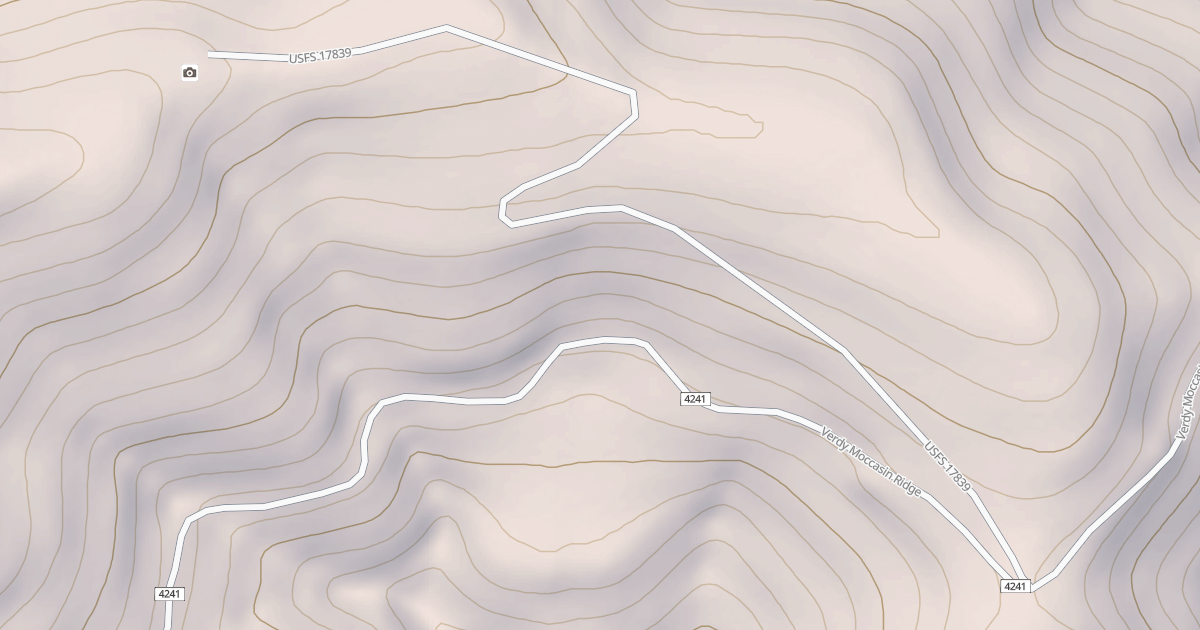 Map preview of EAST MOCCASIN RIDGE SPUR