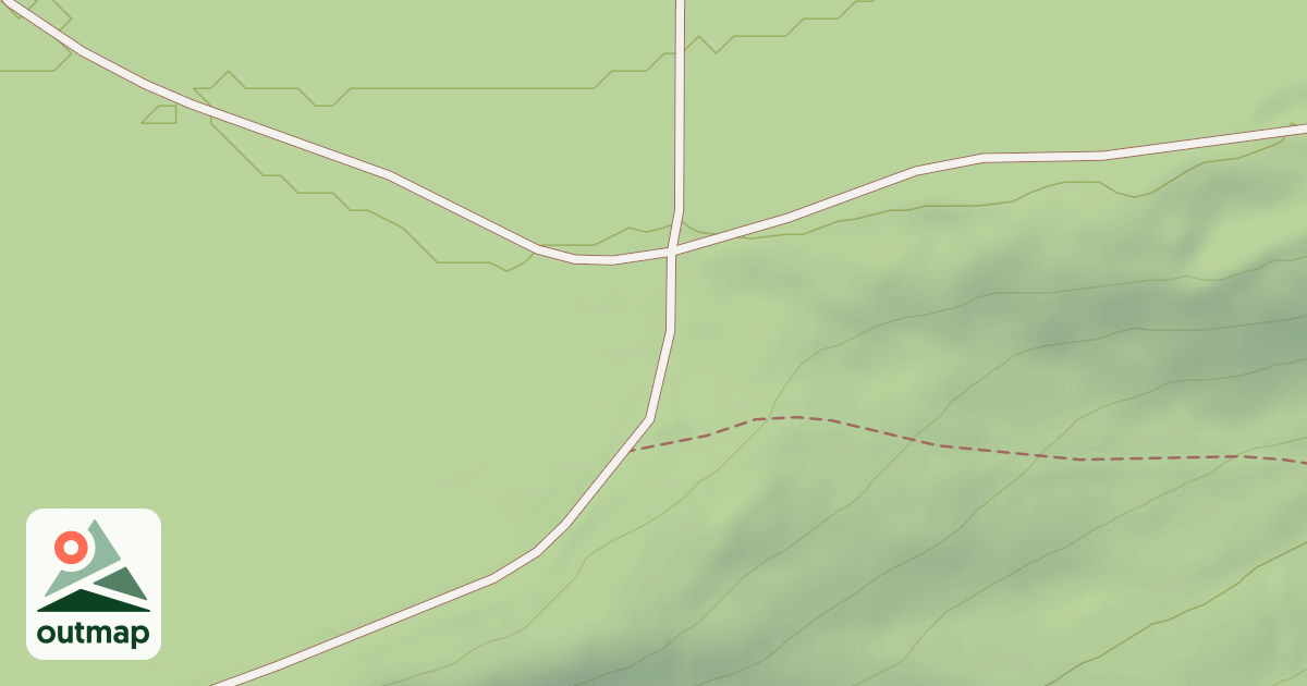 Map of State Game Land 106 Trails