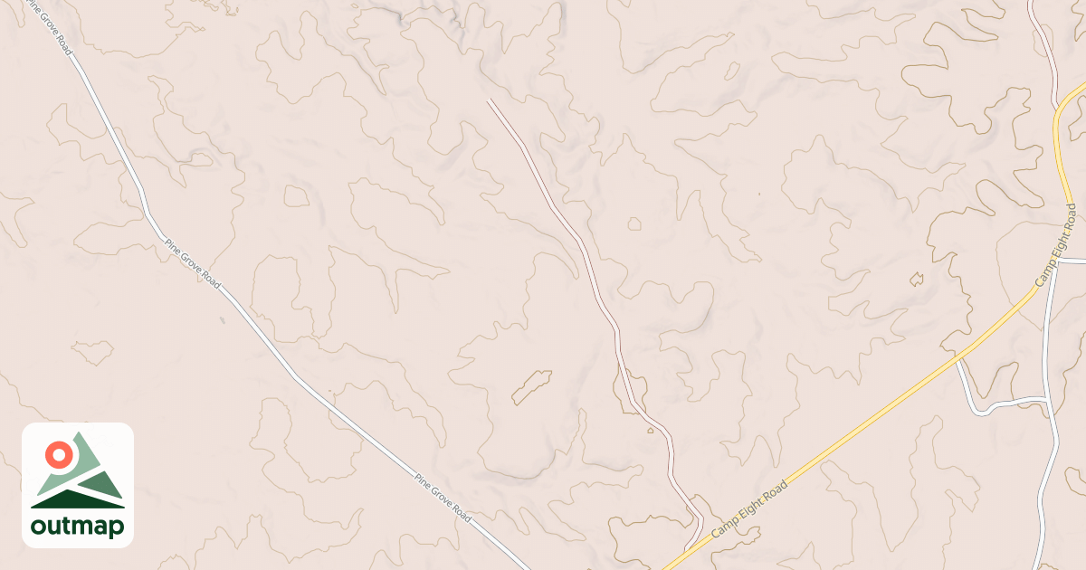 Map of MIDDLE BROOKS