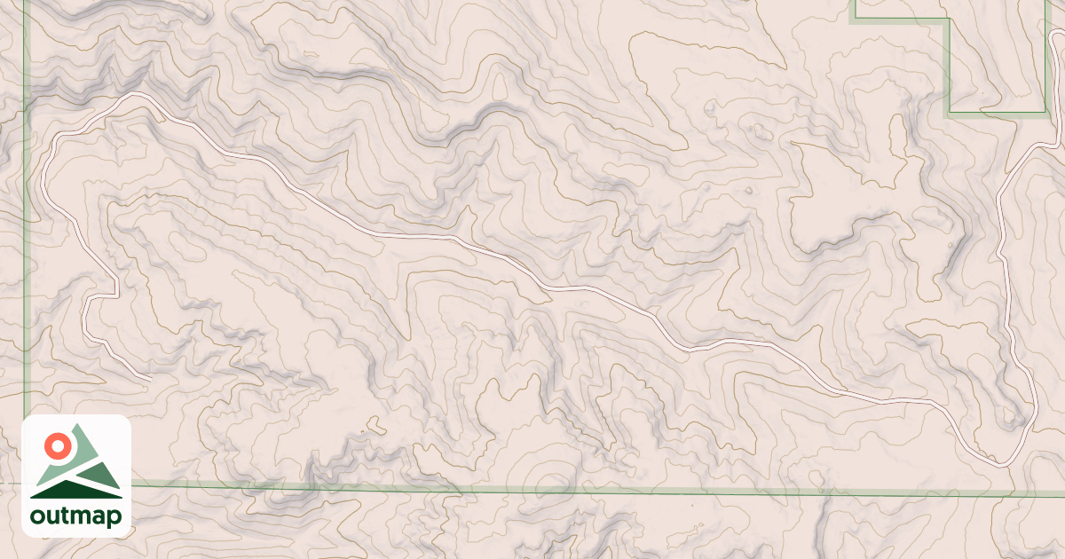 Map of LOST CANYON BR 1A