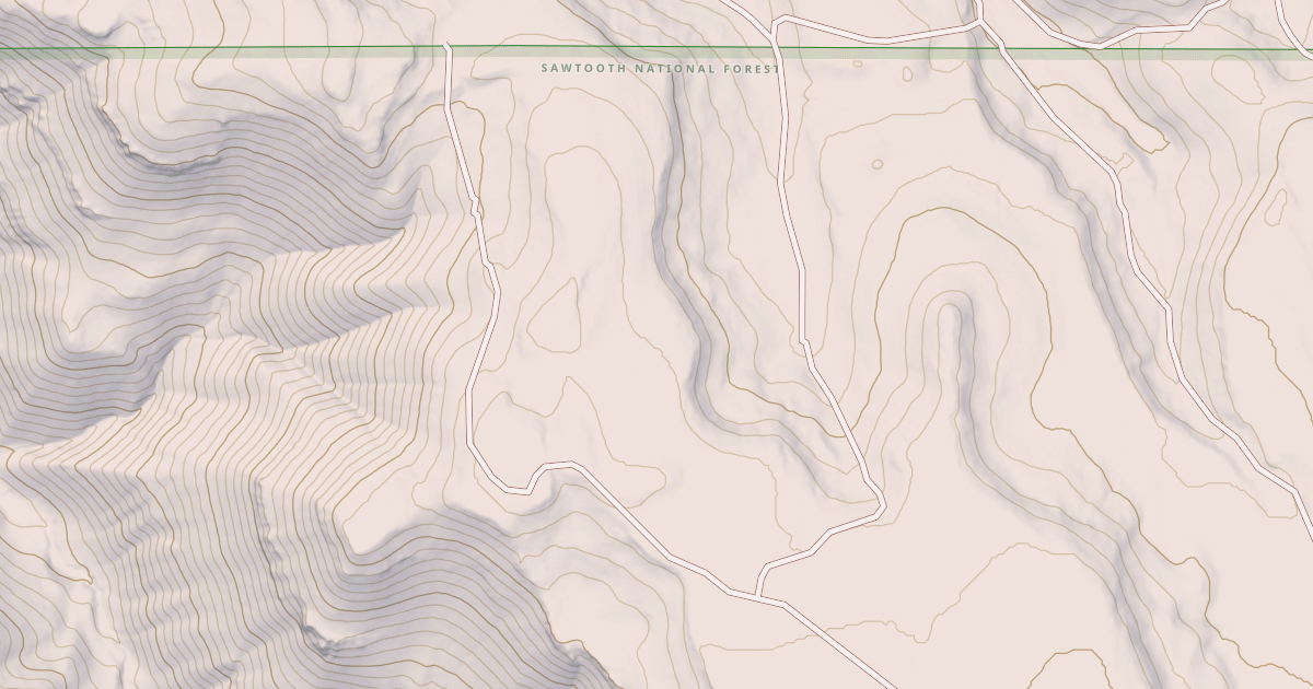 Map preview of MEDLEY CREEK SPUR