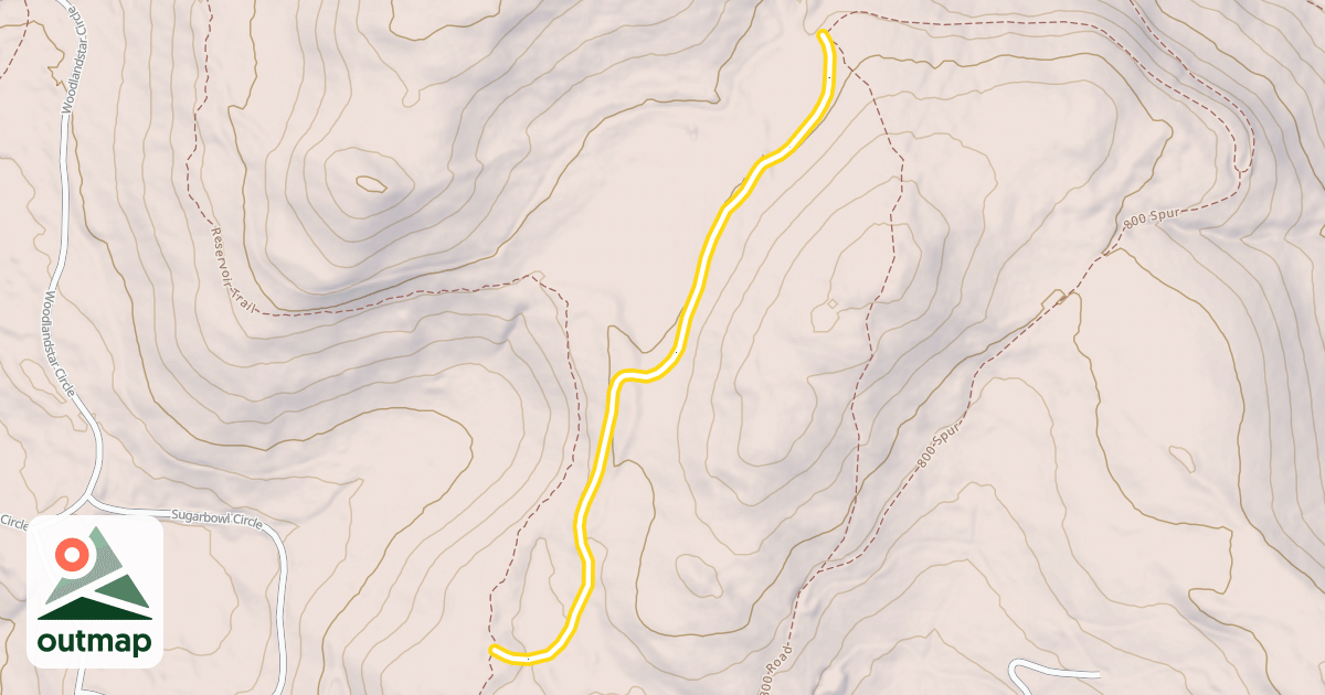 Map of Lake Loop