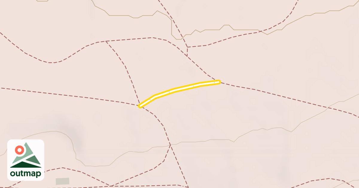 Map of East Range Cutoff