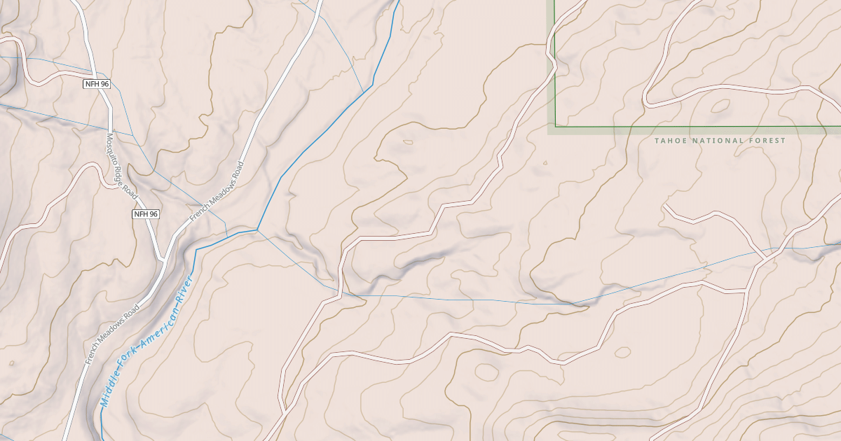 Map preview of COYOTE SPRING SPUR