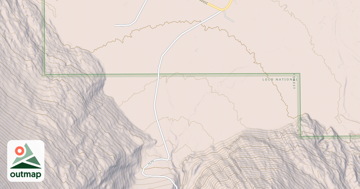 Map of EDDY RIDGE