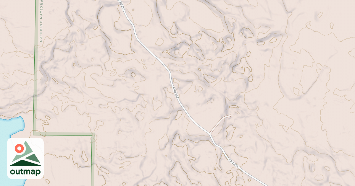 Map of Big Aspen Spur G
