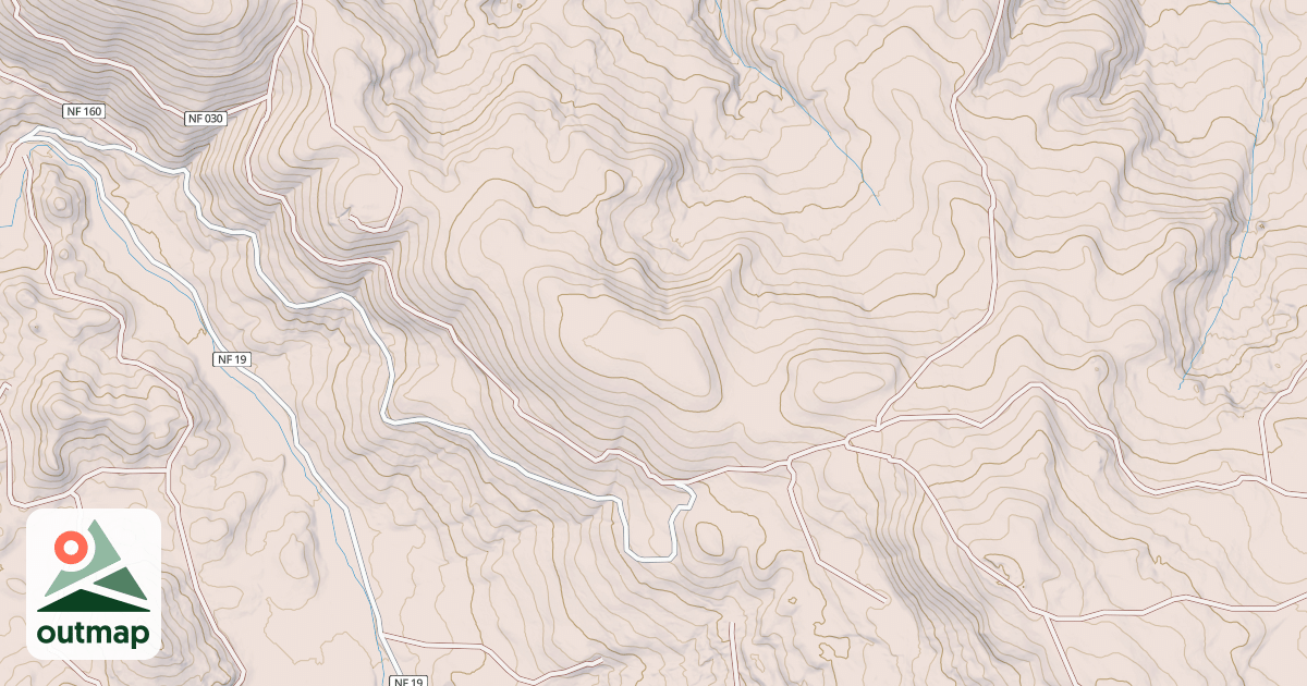 Map of CORRIGAL SPRING ROAD