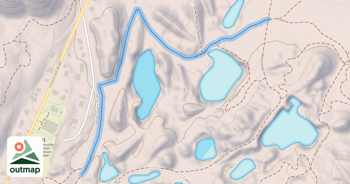 Map of #6 Trail