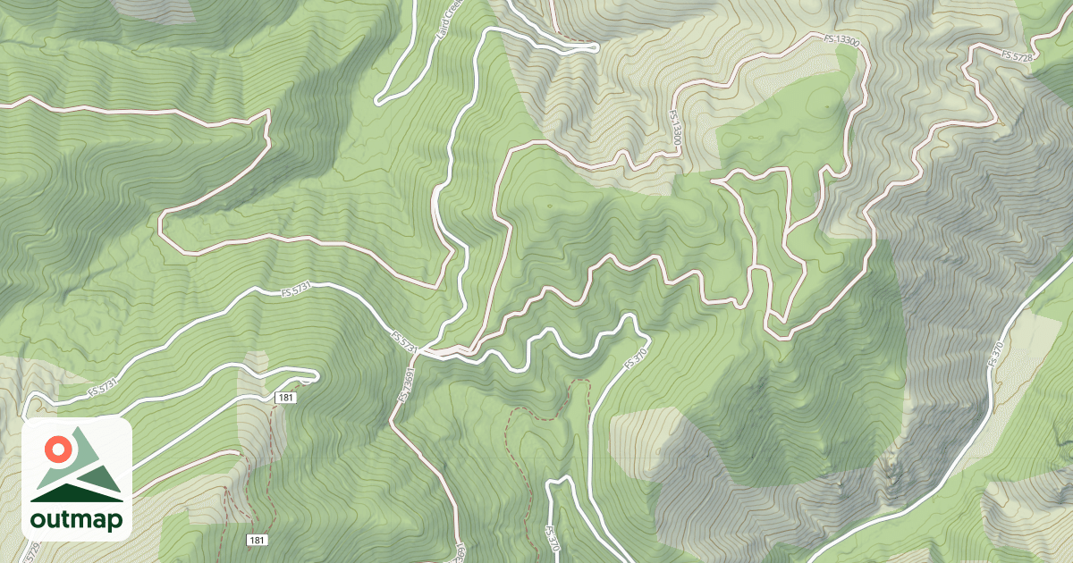 Map of (FDR) WARM SPRINGS-LAIRD