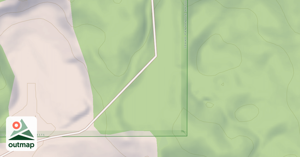 Map of HOGUE MOUNTAIN C