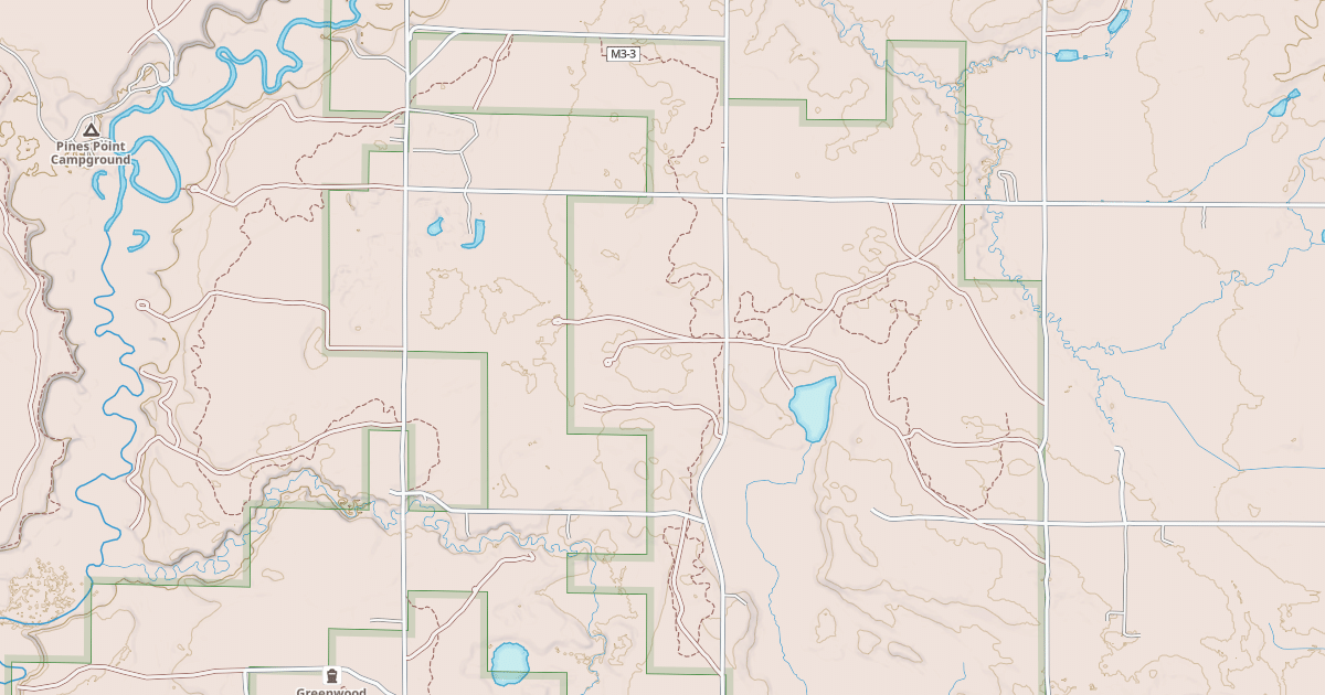 Map preview of Horseshoe Motorcycle Trail