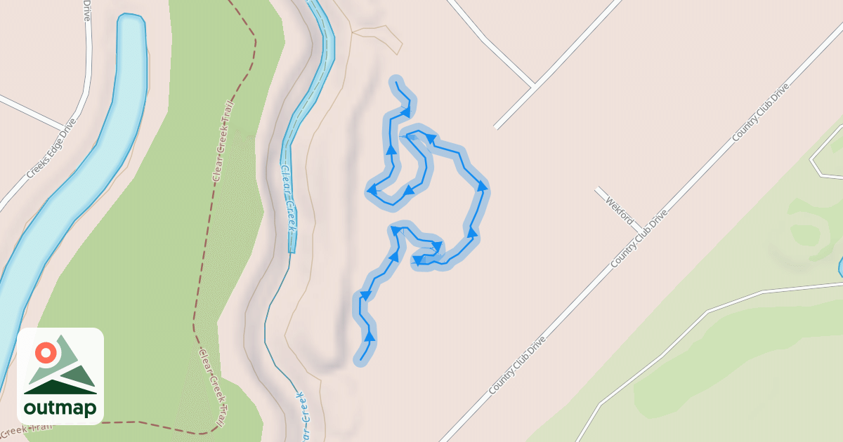 Map of Me So Thorny Exit Trail