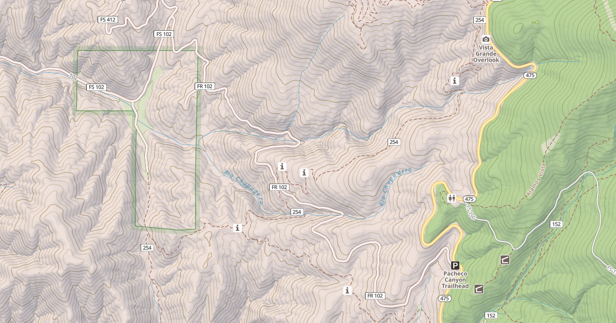 Map preview of PACHECO CANYON